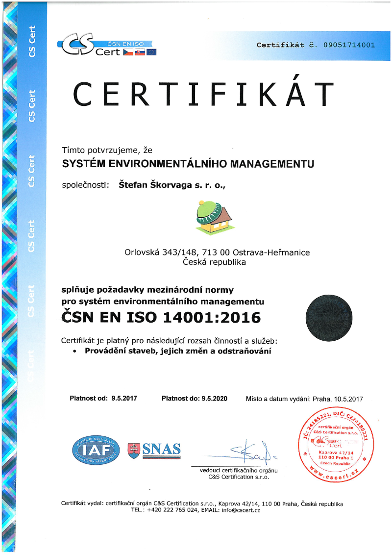 ČSN EN ISO 14001:2016