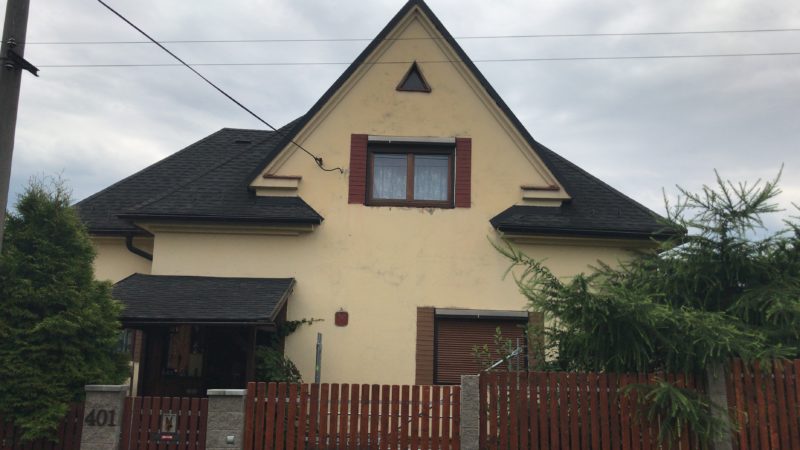 Janovice , zateplení fasády
